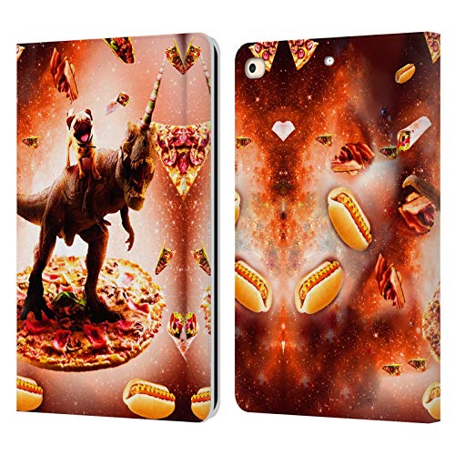 Housse iPad 9.7 2018 licorne dinosaure espace pizza et carlin