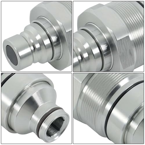 Image of GXYWADY Thread Diameter Hydraulic Male Flat Face Quick Coupler 373-6967 Replacement for 226D 262D 279D 299D