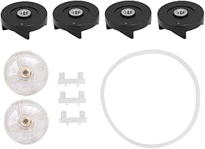 Ingranaggi Ricambio Per Frullatore - 2 Base + 3 Lama, Compatibile Con Magic Bullet 250W