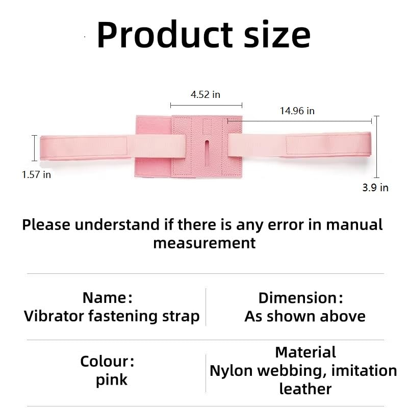 Image of BDSM Sex Toy Female Dildos Restraint Leg Straps, BDSM AV Vibrator Forced Strap for Women Hands-Free Play, Constrained Forced Strap for a Variety of Vibrators