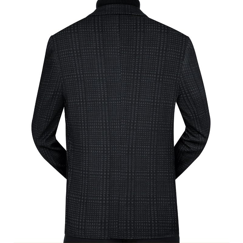 Men's Black Casual Blazers Lightweight Sport Coats Two Buttons Slim Fit Suit Jacket for Business Wedding Dress2