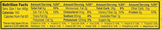 Clif Lemon Zest Luna Bar ( 15x1.69 OZ)