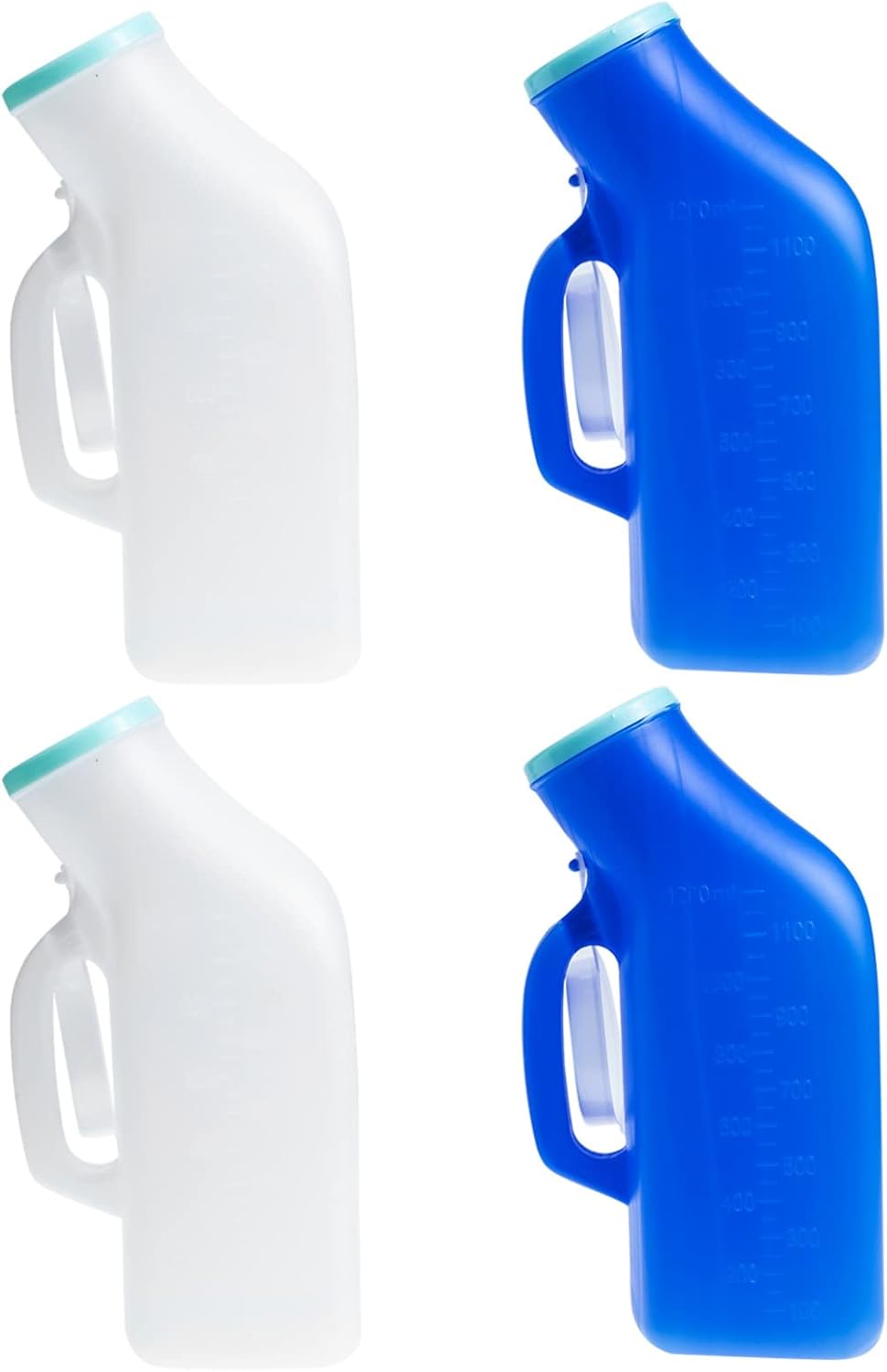 DEPILA Portable Urinal Bottle for Men 4Pcs 2000ml Elderly