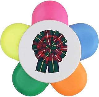 Azeeda 'Plaid Rosette' Flower Shape Highlight...