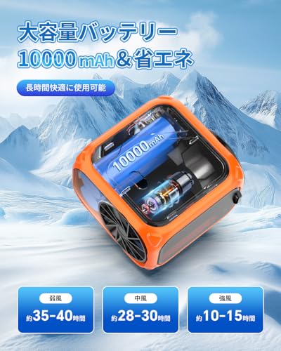 YAHAVA 腰掛け扇風機