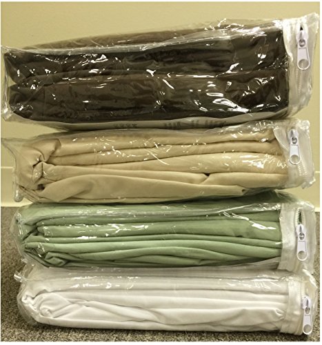 Therapist’s Choice® Premium Deluxe Microfiber Massage Sheet Set, 3pc Set (Natural (Light Brown))