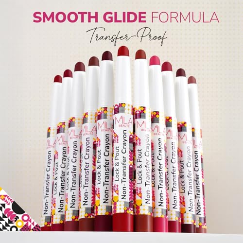 Image of Mila Beaute Lock & Pout Matte Crayon Lipstick for Women I Smudge Proof & Transfer-proof Lipstick I Hydrating With Ceramides & Shea Butter I Highly Pigmented & Glides Smoothly | Suitable for Indian Skin Tones - (1.25g1 Don't Stare)