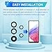 BESJMYT 2 Pack for Samsung Galaxy A53 5G Rear Camera Lens Replacement Adhesive Back Camera Glass Lens with Full Fix Tool Repair Kit Tweezers Dust Cloth for A53 5G SM-A536U SM-A536U1