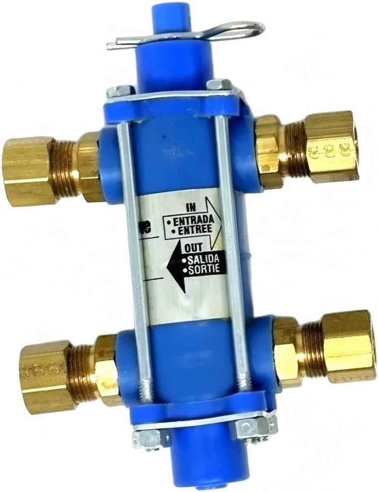 1701-3 AIR DRYER BY-PASS VALVE BLEED TYPE - for HANKISON Air Compressor parts 3153681 HPR5-10 8010 - Air/Liquid Bypass Valve Replacement - 3/8 TUBE X 3/8 FNPT 5-10 CFM