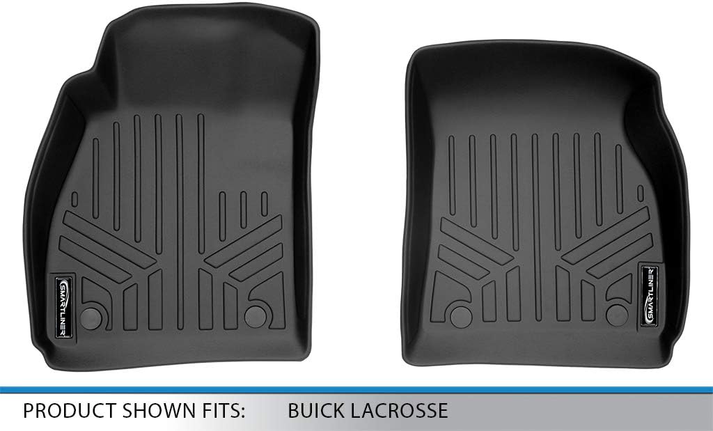 MAXLINER Floor Mats 1st Row Liner Set Black for 2010-2016 Buick Lacrosse
