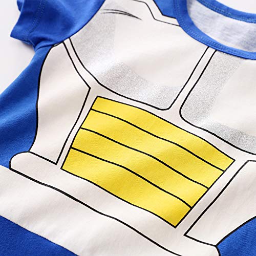 Baby Boys' 2 Pack Short Sleeve Romper Toddler Cartoon Onesie Outfits4