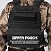 WYNEX Tactical Tool Zipper Pouch, Bag Insert EDC Organizer Utility Admin Storage Pocket Accessories Snack Pouch with Hook Backing for MK3 MK4 Chest Rig