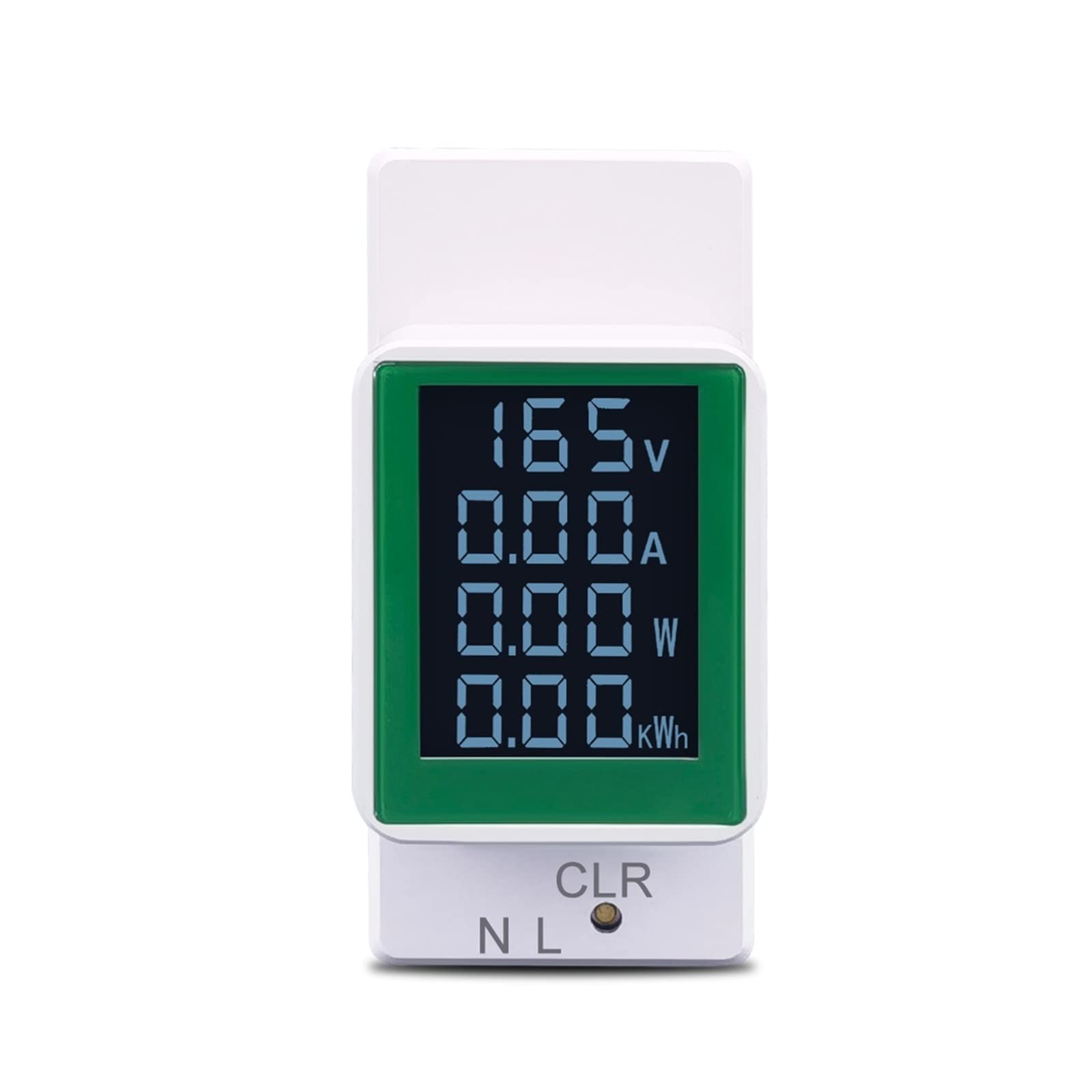Moniteur CA rail DIN 4en1 ampèremètre voltmètre wattmètre kWh 100A