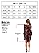 Romwe Women's Loose Long Sleeve Keyhole Flowery Floral Beach Dress Burgundy L