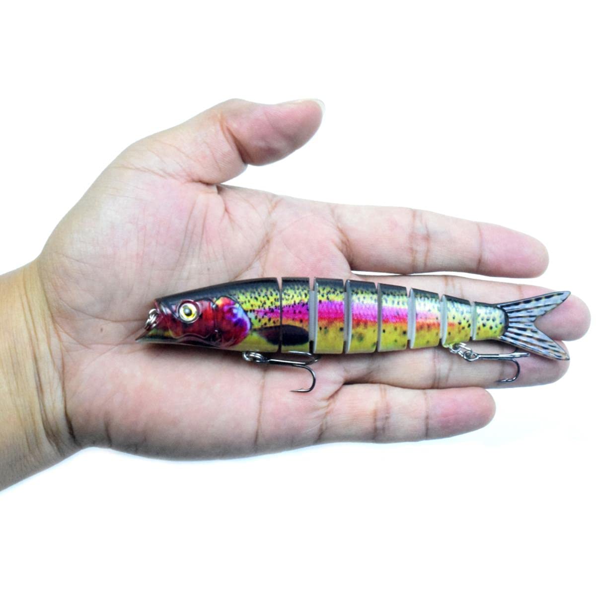 Pêche,Appât flottant articulé à enfoncement lent pour la pêche,leurre Pêche,Appât flottant articulé à enfoncement lent pour la pêche,leurre