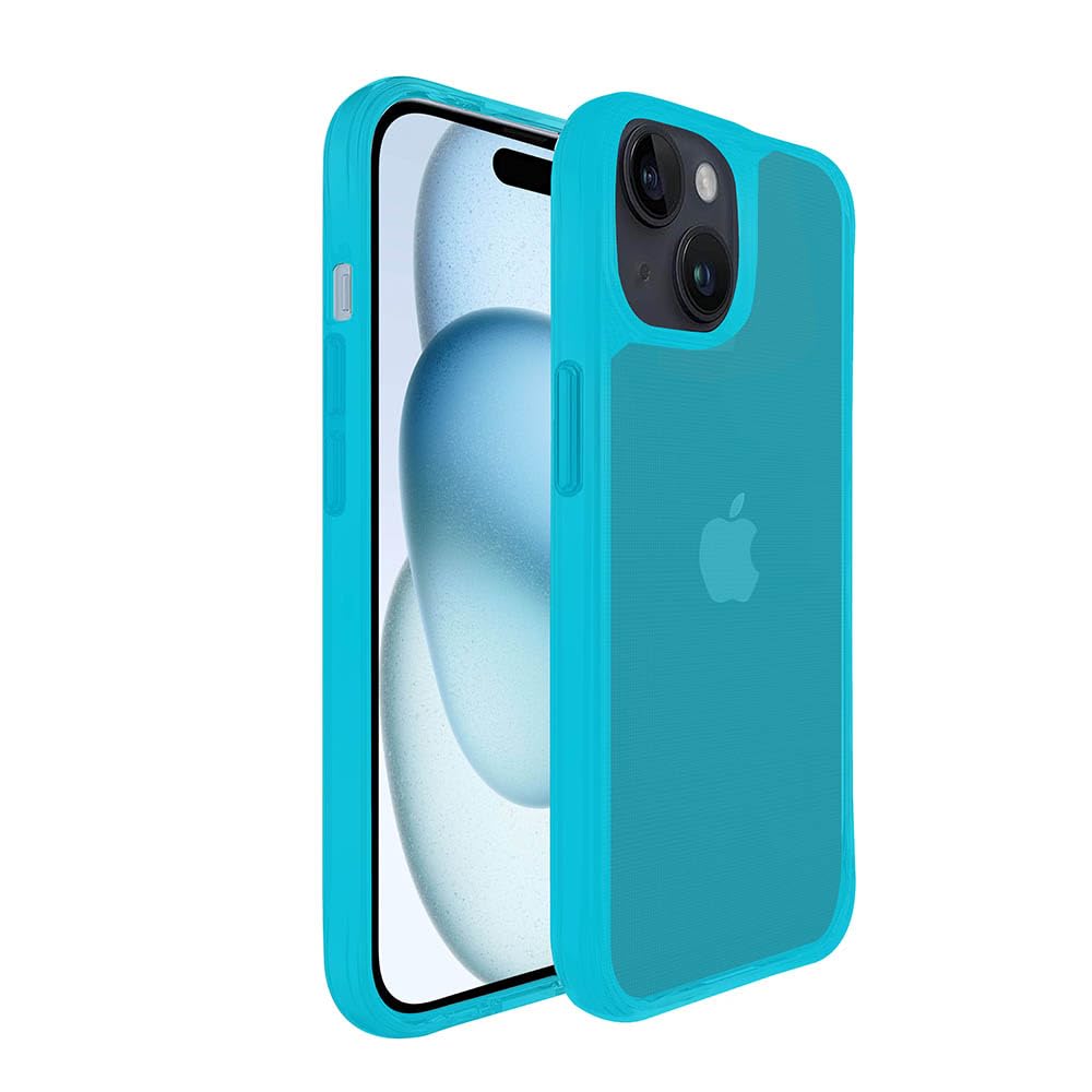 Amazon Brand-Solimo Basic Case for Apple iPhone 15 (Silicone_Clear / Blue) (B0CY9K1NNR) Amazon Price History, Amazon Price Tracker