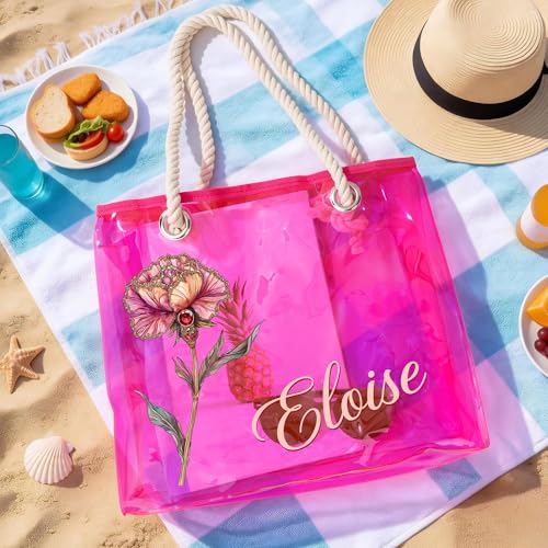 Bolso Tote Transparente Personalizado para Mujer miniatura 2