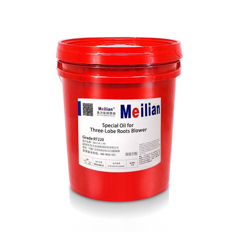Special Oil for Three-Lobe Roots Blower, Centrifugal Rotary Fan, RT220 Medium-Load Gear Oil (18 Liters RT220)