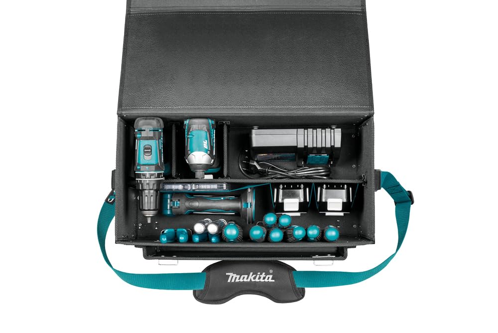 Makita E-15394 Werkzeugkoffer 32 Liter 505x295x265 mm verstärkt Aluminium