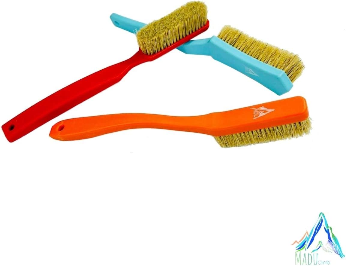 MADU CLIMB - Rock Climbing Brush Set Premium Boars Hair - Small, Medium, Large.… - Image 3