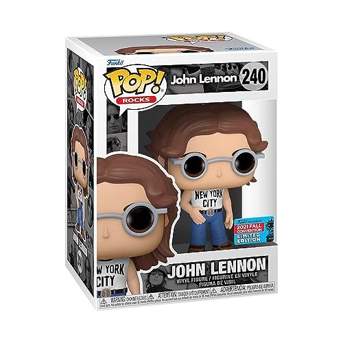 Figurine Funko Pop Rocks John Lennon Exclusivité - Les Beatles, Paul McCartney, John Lennon, RIngo Starr, George Harrison Figurine Funko Pop Rocks John Lennon Exclusivité – Image 4
