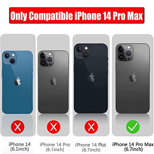 Battery Case For Iphone 14 Pro Max, 8500Mah Ultra-Slim Rechargeable Smart Portable Charging Case Extended Battery Pack Compatible With Iphone 14 Pro Max (6.7 Inch) Charger Case Support Carplay-Blue #TOP1