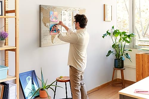 Panneau liège bureau 120x80 cm pour centraliser vos idées créatives - 4