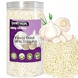 Freeze Dried Garlic Granules, 10.58Oz, Granulated Garlic, 100% Natural, Perfect Granulated for Cooking, Seasoning, and Gourmet Dishes | Long Shelf Life Freeze Dried Spices