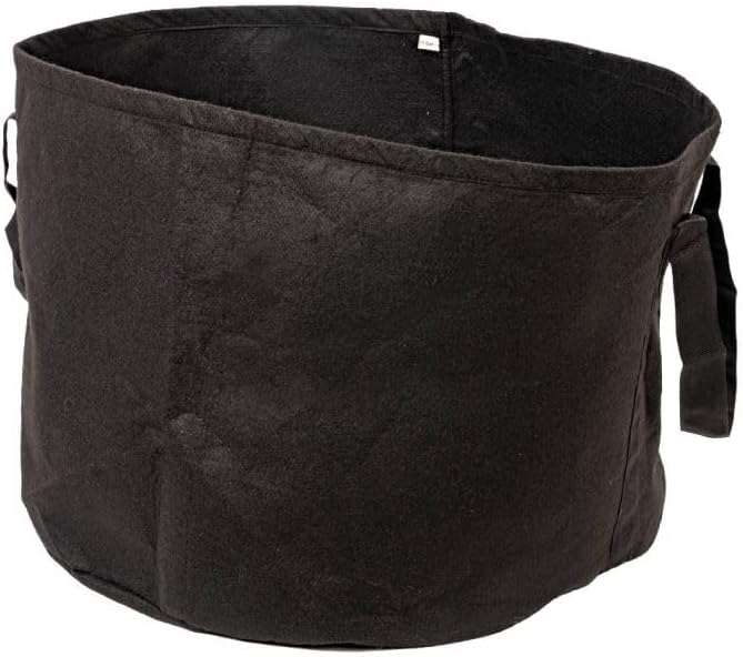 A.M. Leonard Fabric Grow Bags with Handles, 250 G/M2, 25-Gallon Capacity, Bundle of 10