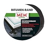 Zur Abdichtung und Reparatur MEM Bitumen-Band schwarz 10 m x 7,5 cm