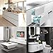 Shiny White Wallpaper peel and Stick Wallpaper Glossy Self Adhesive Removable Wall paper,15.8