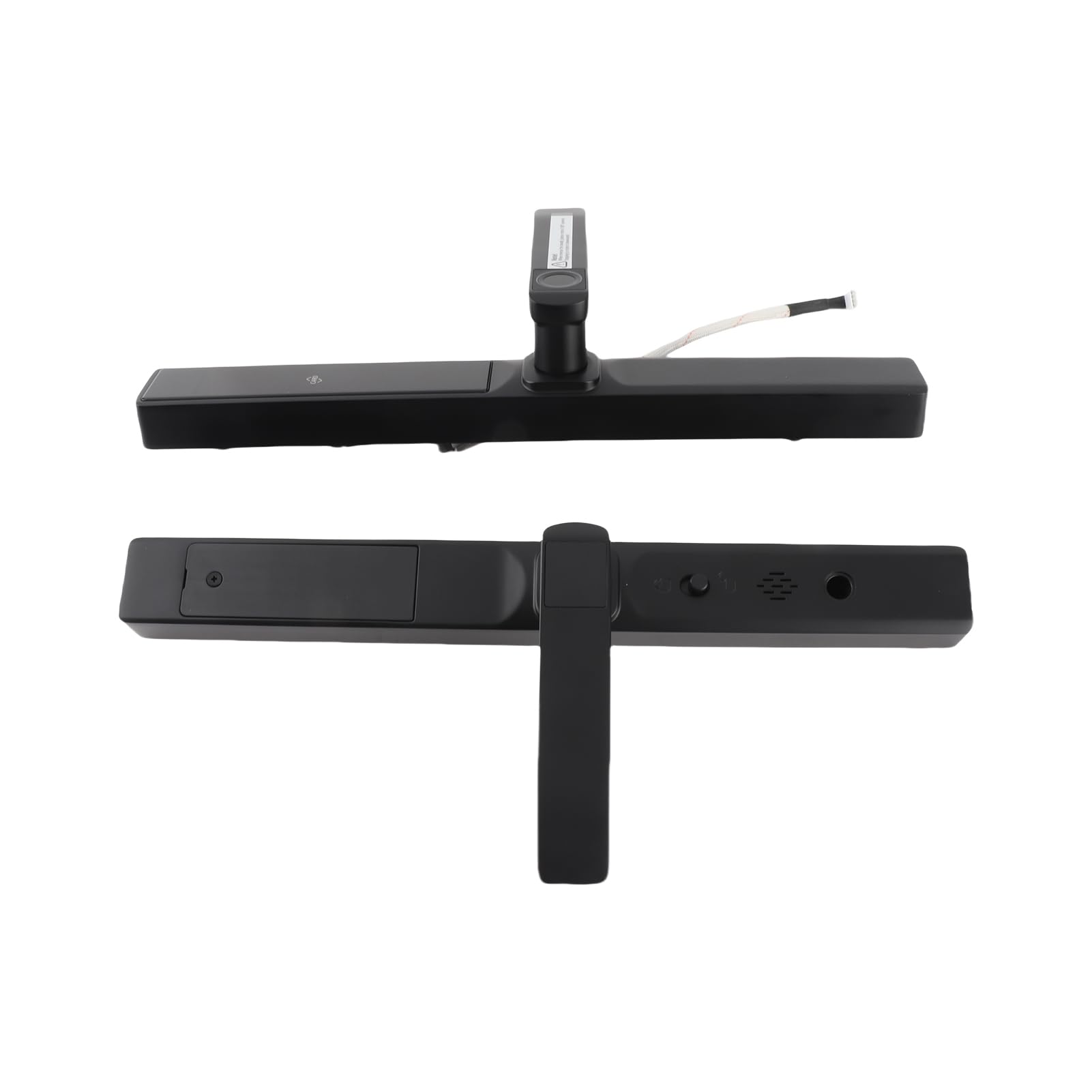 Inteligentny Zamek do Drzwi WiFi, System Bezkluczykowy z Zaawansowanymi Funkcjami Antykradzieżowymi, Stop Aluminium, dla Bezpieczeństwa w Domu (BLACK)