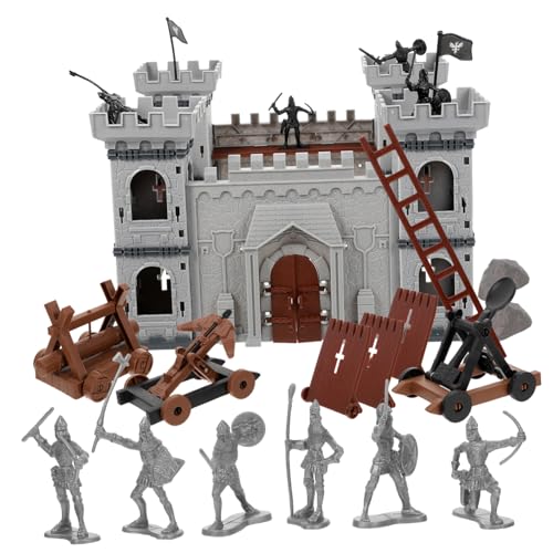 BRIGHTFUFU Miniatur Militär Ausrüstung Modell Kompaktes Castle Military Toy für Jungen und Mädchen Detailliertes Militär Modell Pädagogisch Leicht und Robust