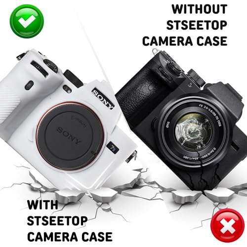 Funda para cámara Sony A7SIII silicona protectora blanco miniatura 6