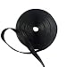 YJ COOL Synthetic Leather Ito Sageo Wrapping Cord for Japanese Samurai Swords Handle Saya - Black