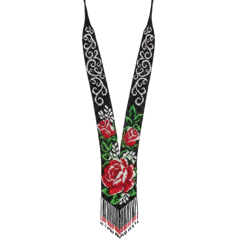 Collier Gerdan ukrainien en perles, portez l'histoire d'un bijou traditionnel multicolore