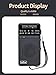 Portable FM AM Radio, Battery Operated Radio with Tuning Light, Back Clip, Excellent Reception, AM FM Radios Portable, Transistor Radios (Black)