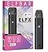 Produktbild Elfbar ELFX Kit inkl. 2 Leerpods 0,6 & 0,8 Ohm, Ohne Liquid, O. Nikotin, Inkl. BoRo Sticker (Black)