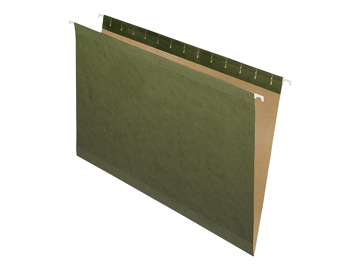 Pendaflex 4153 reinforced cartella sospesa, no Tab, Legal, standard Green, 25/Box