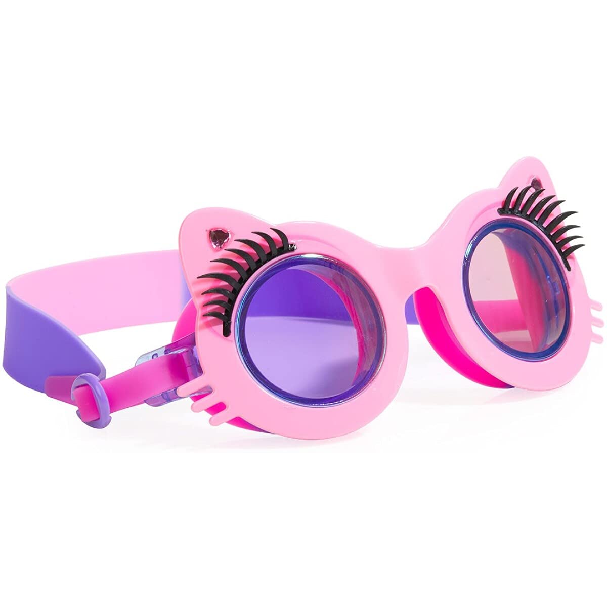 Bling2O - PAWDRY Hepburn Pink n' Boots, Gafas de natación Infantiles. Más 6 años