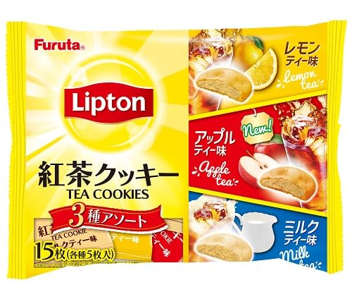 Amazon.co.jp: Furuta Confectionery Lipton Black Tea Cookies, 3