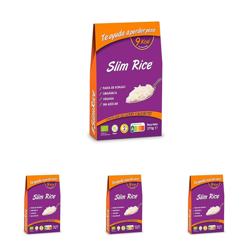Slim Pasta - Arroz de Konjac - 270 g - Sin Calorías ni Carbohidratos - Ideal para Dietas Keto y Low Carb - Apto para Veganos - Elaborado con Agua Purificada, Fibra de Avena y Harina de Konjac — view 8