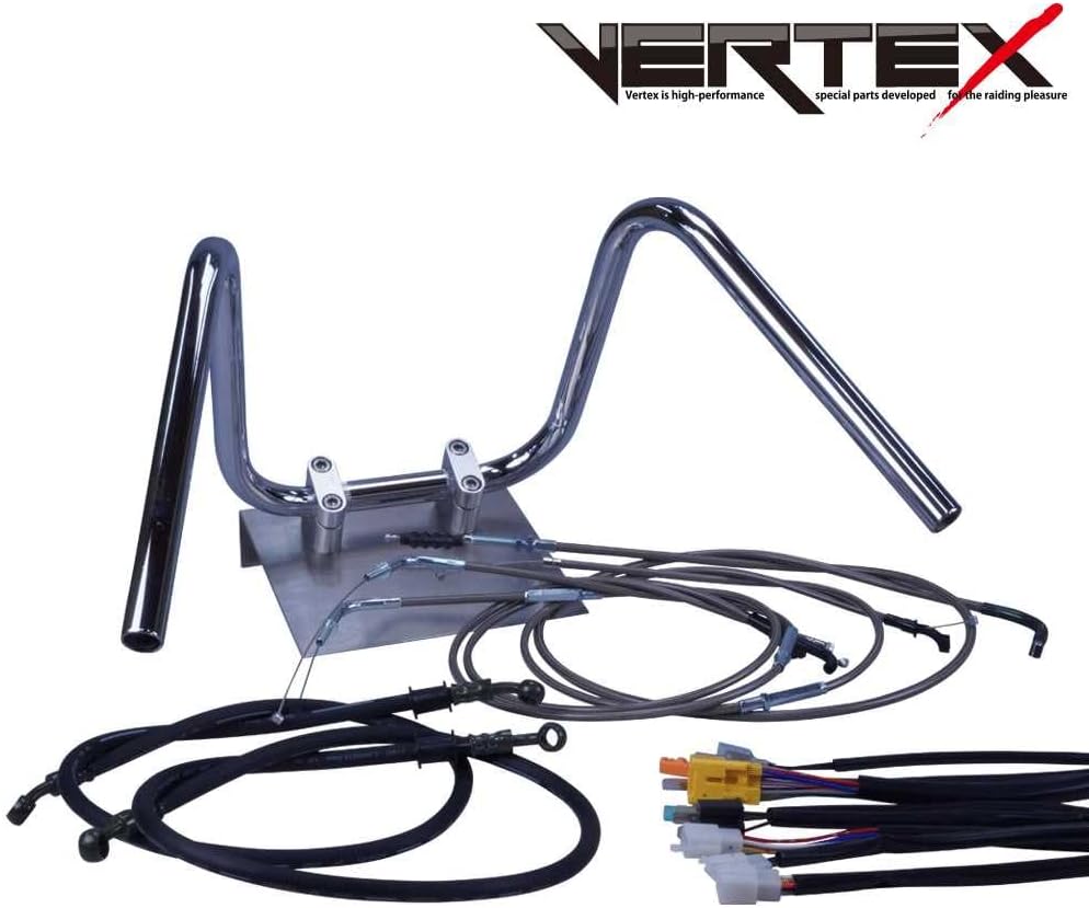 ゼファー400 アップハンドル セット 91- しぼりアップハンドル