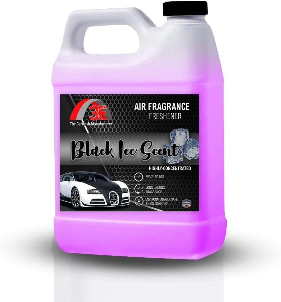 3E Car Air Freshener Concentrate – 64 oz – Professional Automotive Fragrance – Multiple Scents (New Car Scent)