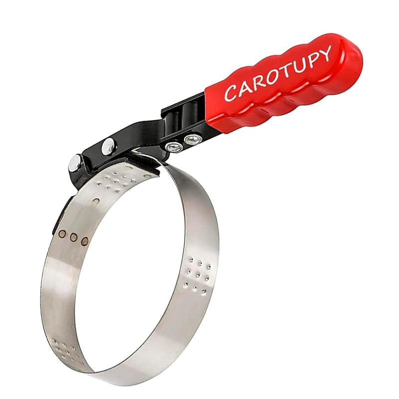 Chave para Filtro de Óleo com Cabeça Giratória CAROTUPY, 109,5–125,4 mm