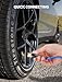 4-Pack Air Chuck Quick Connect, Brass Tire Air Chuck with Clip Adapter Compatible with Schrader Valve, No Leakage Tire Inflator Nozzle Adapter, Unscrewed Connection Converted to Locking Connection