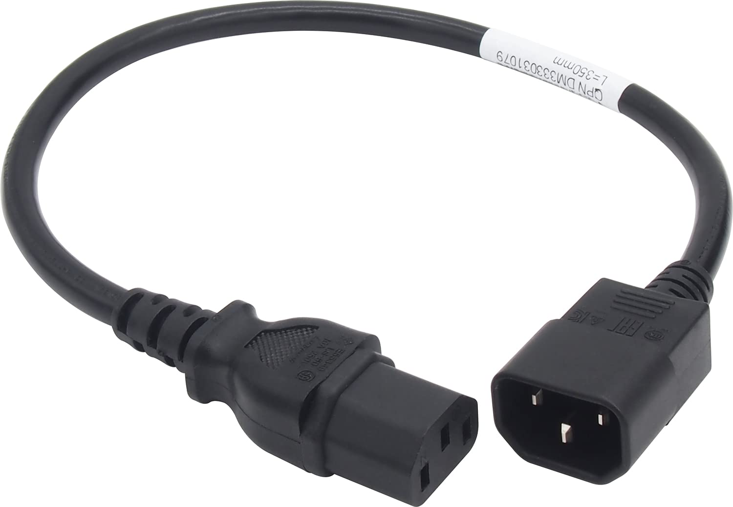 Amazon.co.jp: オーディオファン 電源ケーブル 3ピン 延長コード