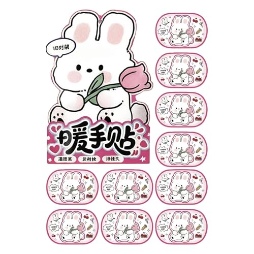 Lot de 10 patchs chauffants pour les mains, les orteils et le corps, coussinets auto-chauffants portables, chaleur longue durée et matériau sûr, besoins extérieurs d'hiver pour la maison, le dortoir,