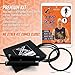 Ballistyx Jump Rope - Premium Speed Jump Rope with 360 Degree Spin, Steel Handles, Silicone Grips and 2 x Adjustable Cables - for Crossfit, Gym & Home Fitness Workouts & More - Black