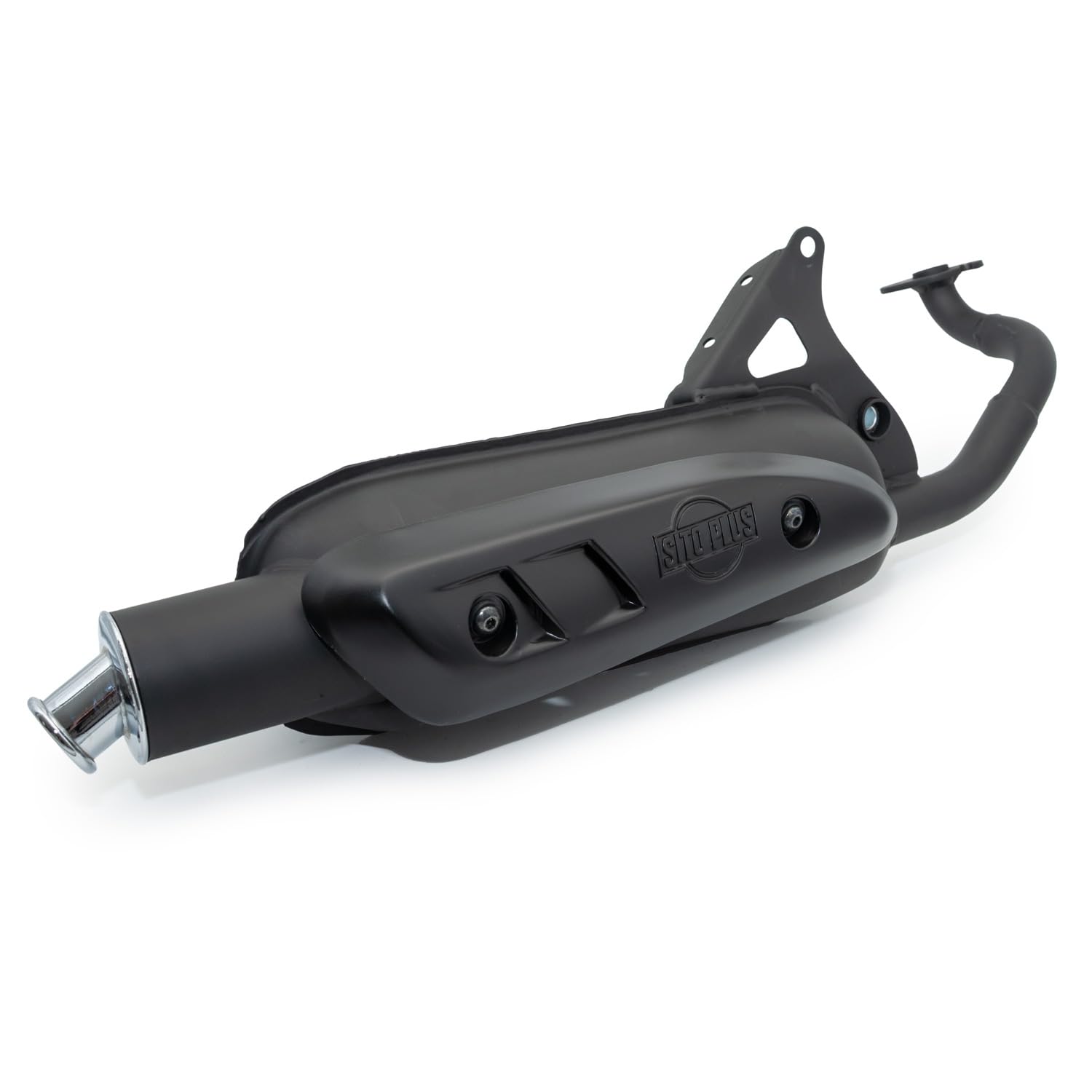 Auspuffanlage LeoVince Komplettanlage SITO PLUS, Stahl, mit Zulassung für Malaguti F12 Phantom AC/LC